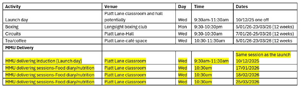 weight-management-timetable